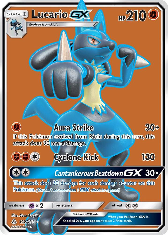 Lucario GX (Full Art) card image