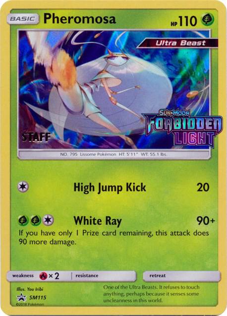 Pheromosa - SM115 (Prerelease) [Staff] card image