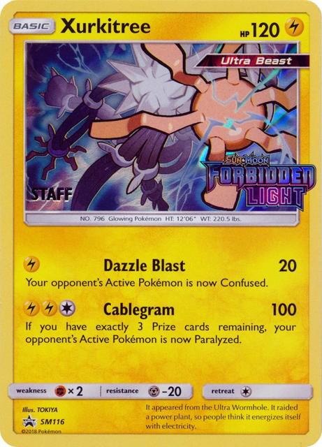 Xurkitree - SM116 (Prerelease) [Staff] card image