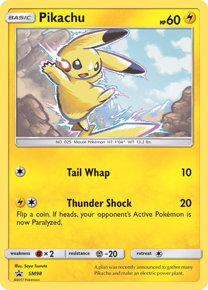 Pikachu - SM98 card image