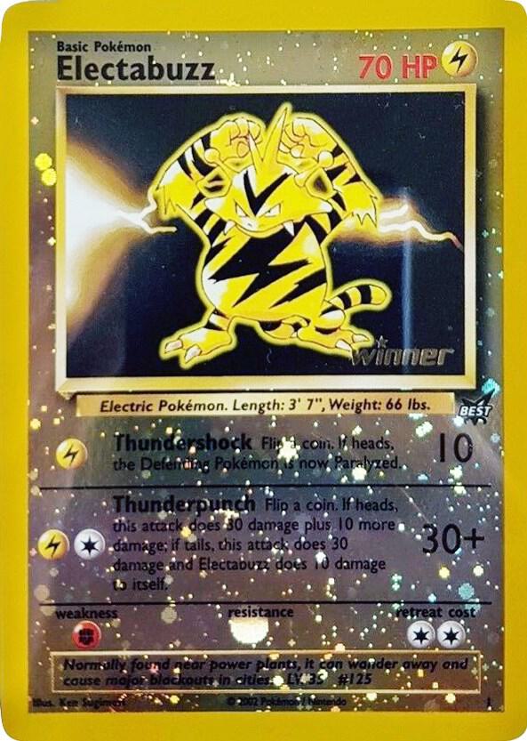Electabuzz - 1 [Winner] card image