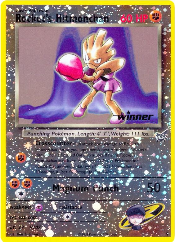Rocket's Hitmonchan - 9 [Winner] card image