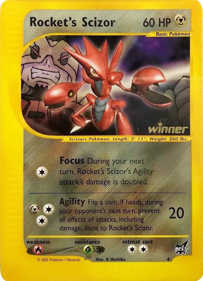 Rocket's Scizor - 4 [Winner] card image