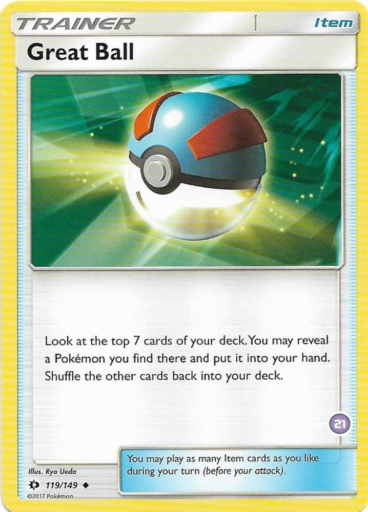 Great Ball (#21, Alolan Sandslash Half-Deck) card image