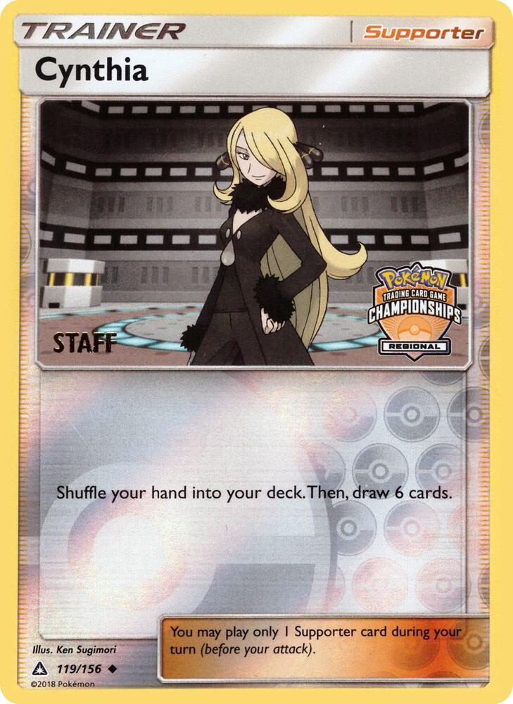 Cynthia - 119/156 (Regional Championships) [Staff] card image