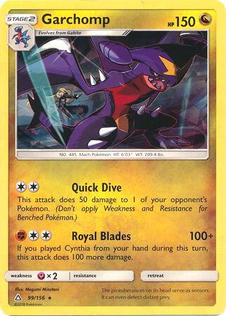 Garchomp - 99/156 (Cracked Ice Holo) card image