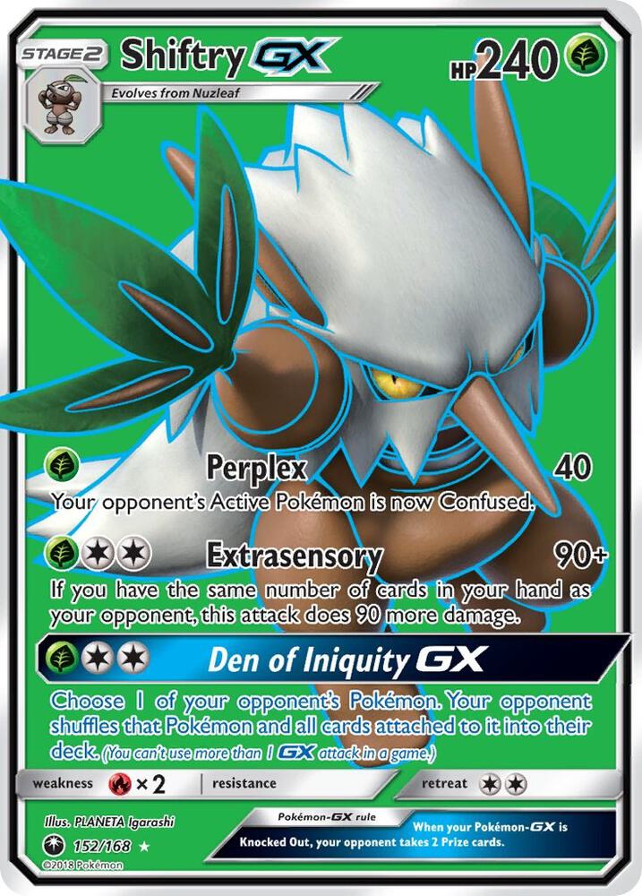 Shiftry GX (Full Art) card image