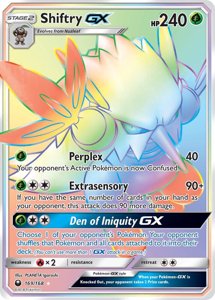 Shiftry GX (Secret) card image