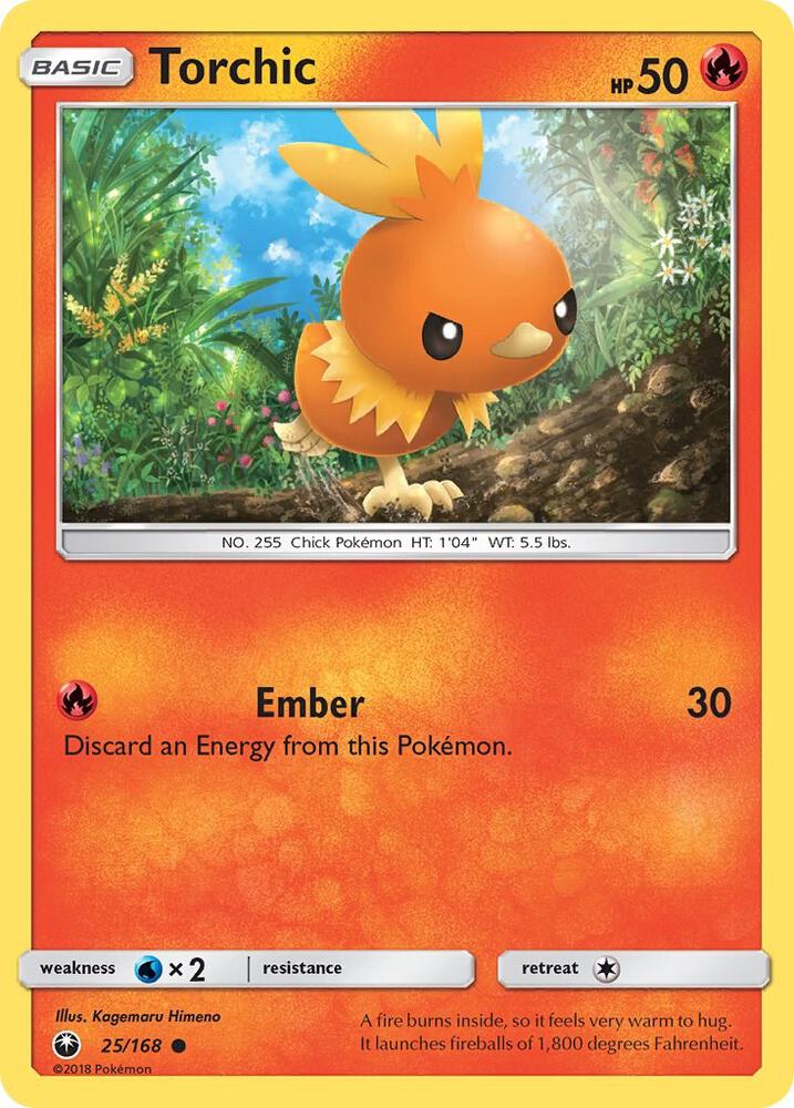 Torchic (25) card image
