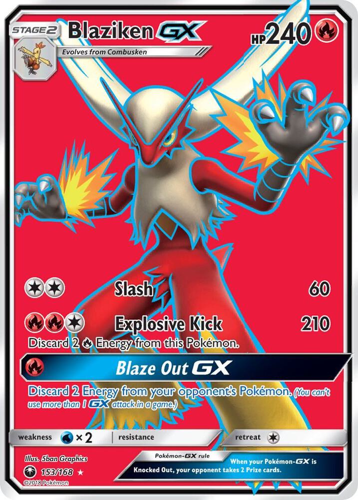 Blaziken GX (Full Art) card image