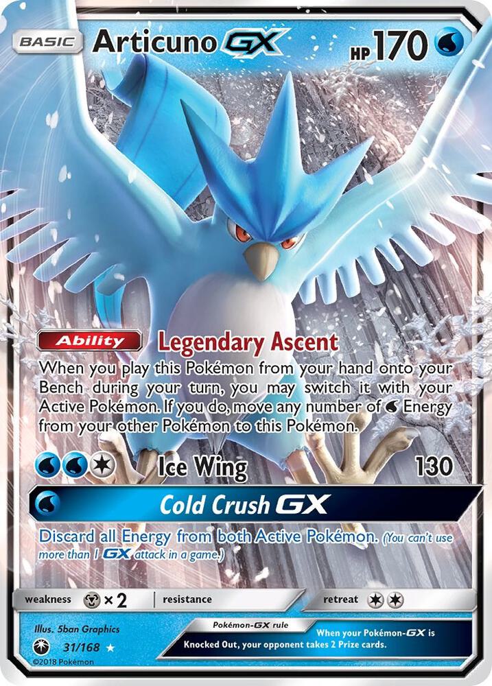 Articuno GX card image