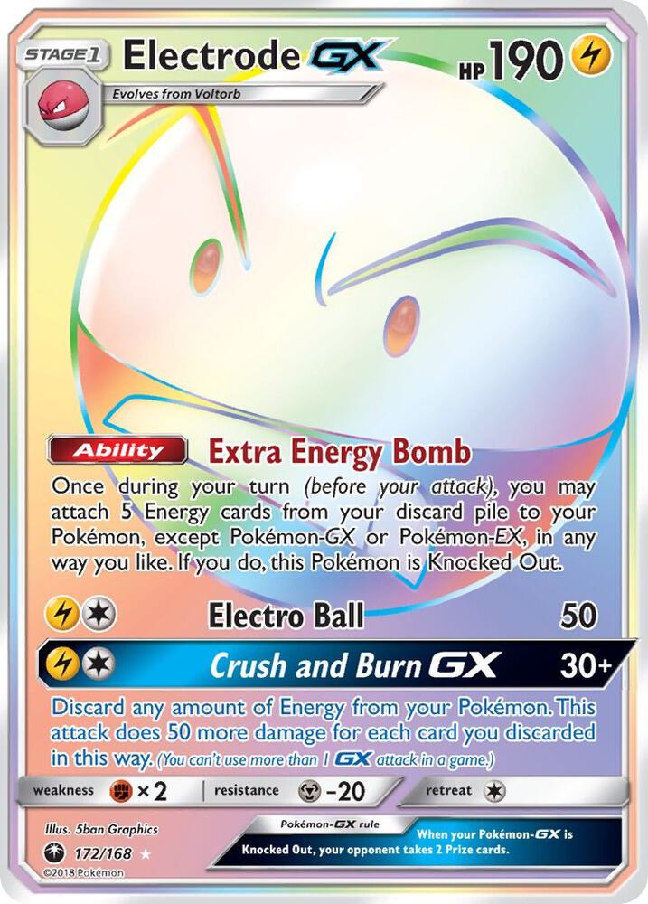 Electrode GX (Secret) card image