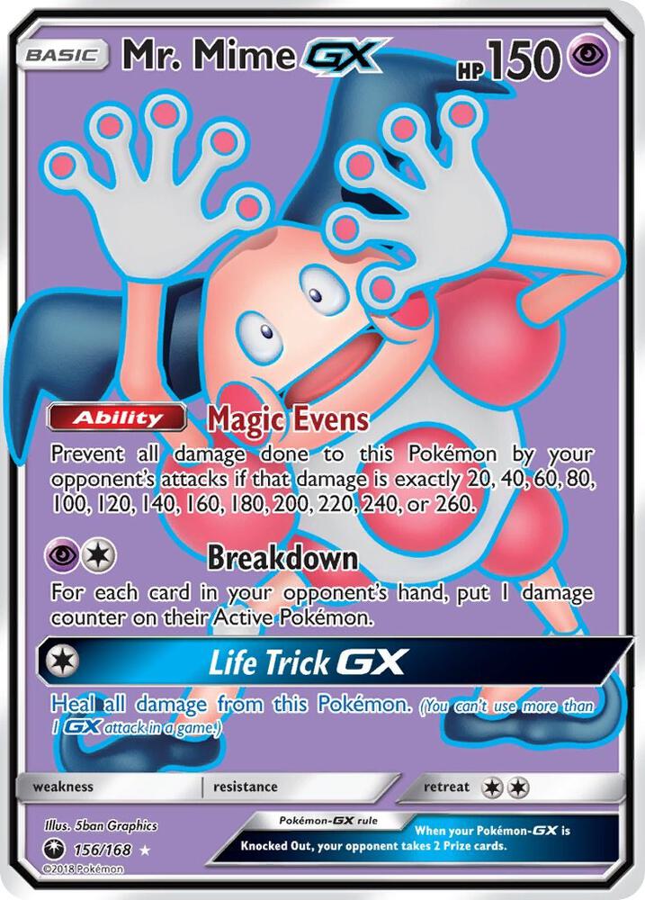Mr. Mime GX (Full Art) card image
