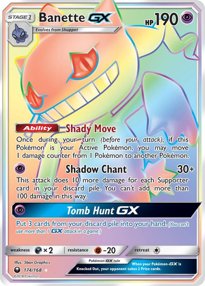 Banette GX (Secret) card image