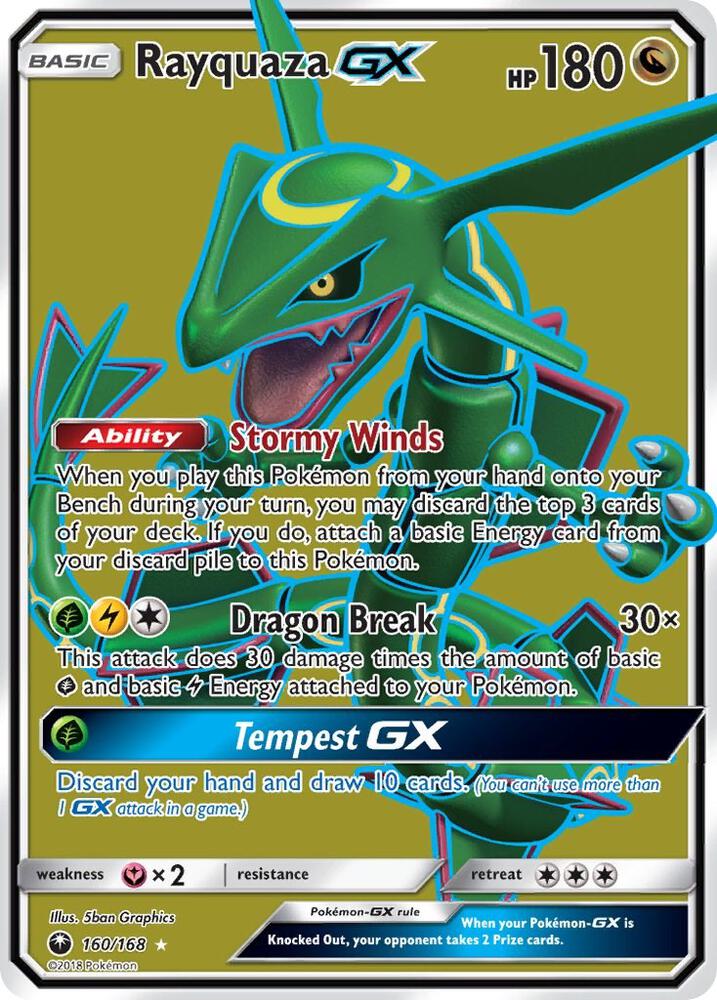 Rayquaza GX (Full Art) card image