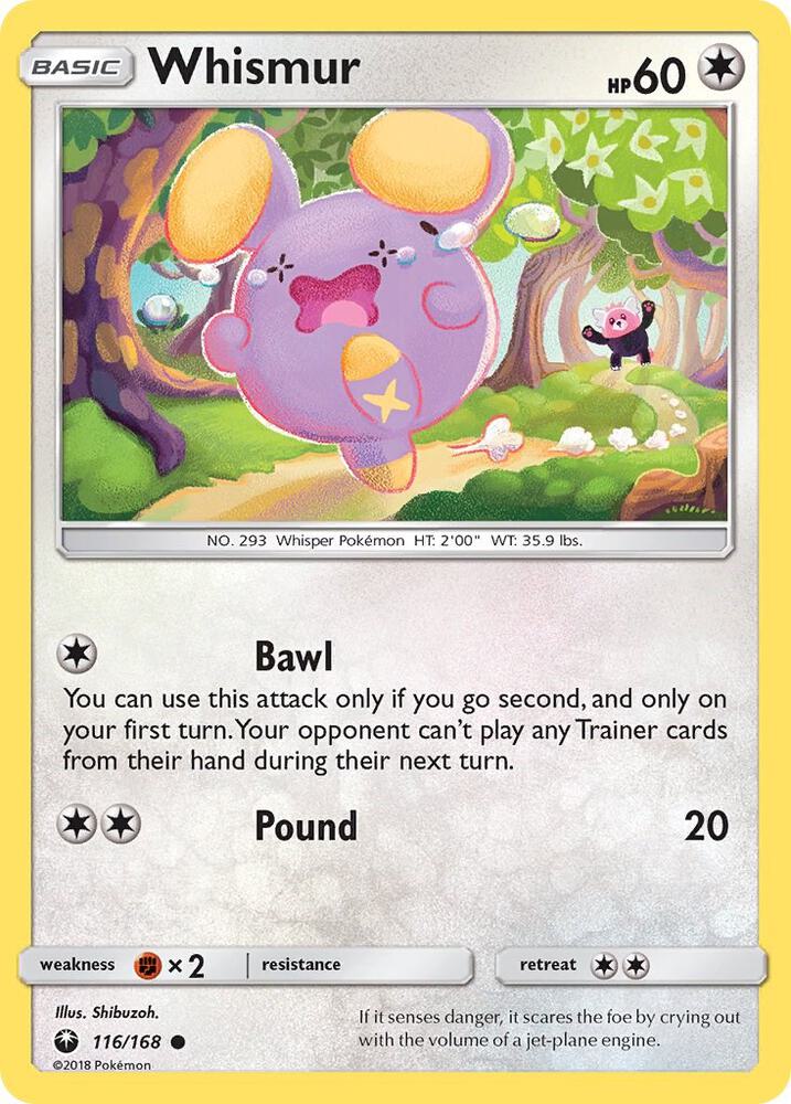 Whismur (116) card image