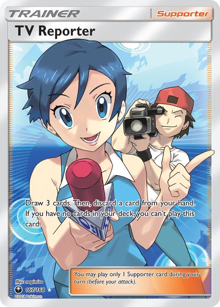 TV Reporter (Full Art) card image
