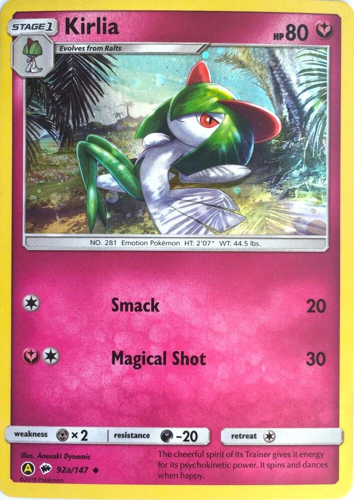 Kirlia - 92a/147 card image