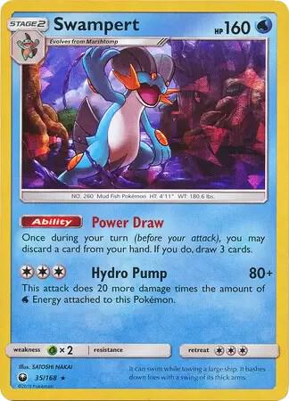 Swampert - 35/168 (SM Celestial Storm) card image