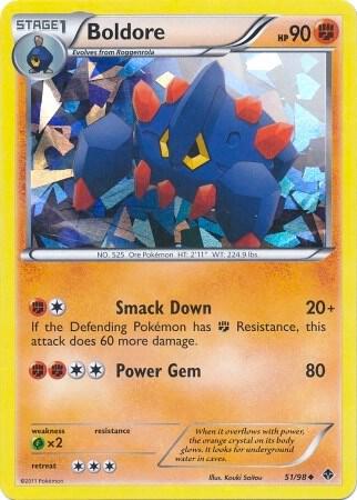 Boldore - 51/98 (Cracked Ice Holo) card image