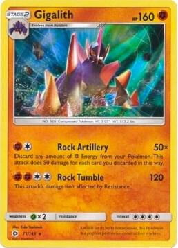 Gigalith - 71/149 (Cosmos Holo) card image