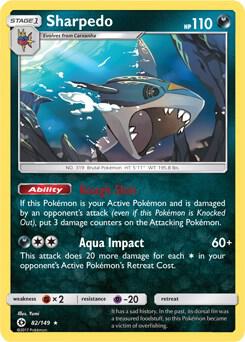 Sharpedo - 82/149 (Cosmos Holo) card image