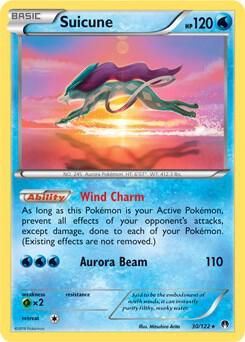 Suicune - 30/122 (Cosmos Holo) card image