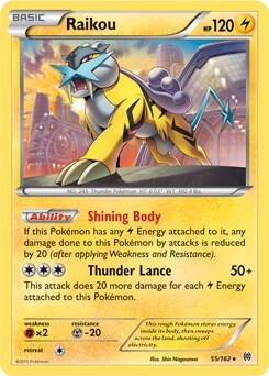 Raikou - 55/162 (Cosmos Holo) card image