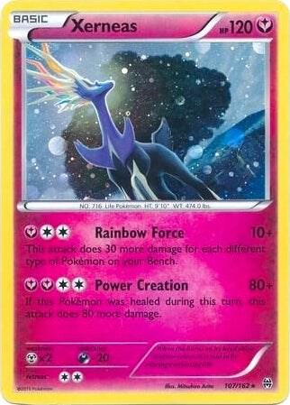 Xerneas - 107/162 (Cosmos Holo) card image