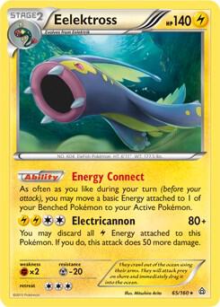 Eelektross - 65/160 (Cosmos Holo) card image