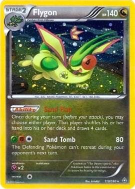 Flygon - 110/160 (Cosmos Holo) card image