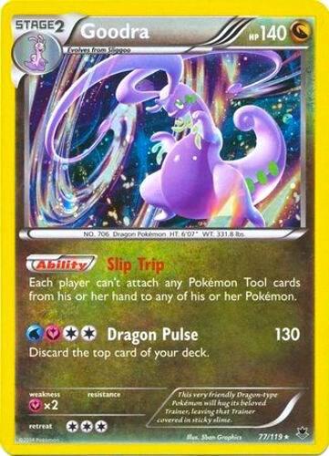 Goodra - 77/119 (Cosmos Holo) card image