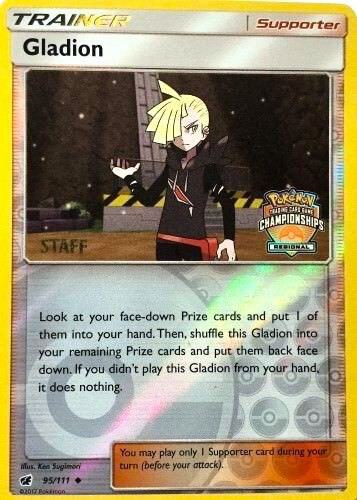 Gladion - 95/111 (Regional Championships) [Staff] card image