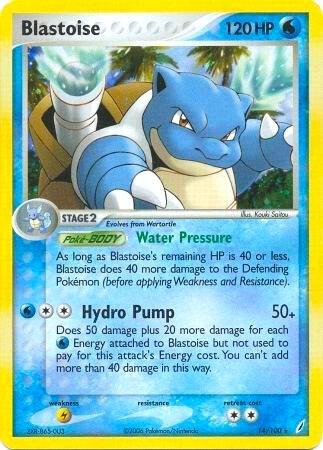 Blastoise - 14/100 (EX Crystal Guardians) card image