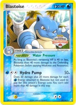 Blastoise - 14/100 (National Championships) card image