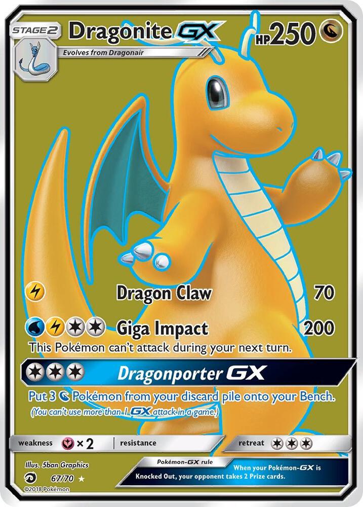 Dragonite GX (Full Art) card image