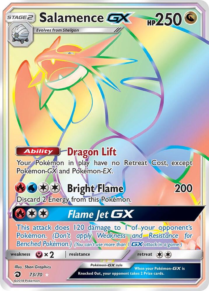 Salamence GX (Secret) card image