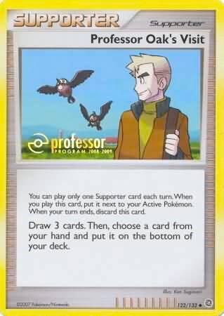 Professor Oak's Visit (2008-2009) card image