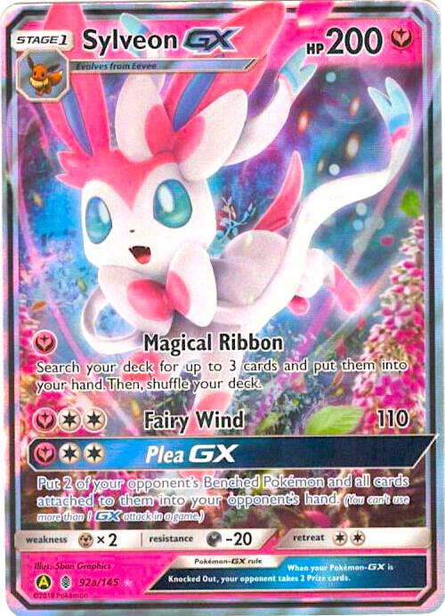 Sylveon GX - 92a/145 card image