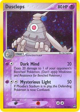 Dusclops - 14/108 (EX Power Keepers) card image