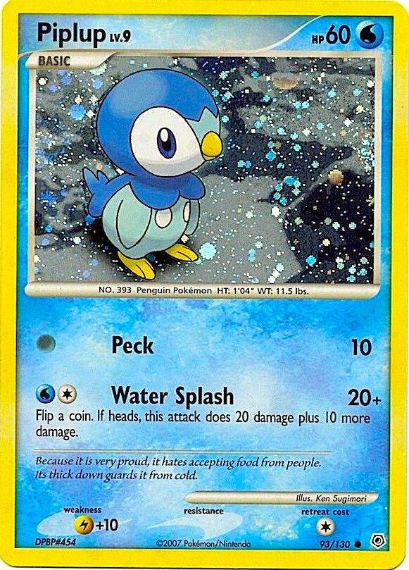Piplup - 93/130 (Cosmos Holo) card image