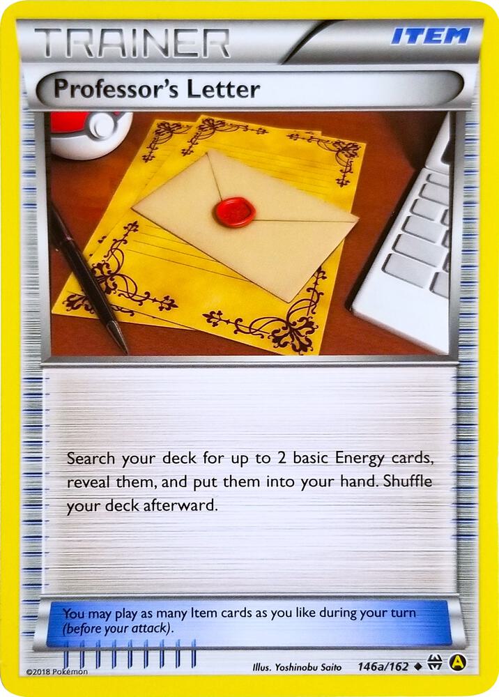 Professor's Letter - 146a/162 card image