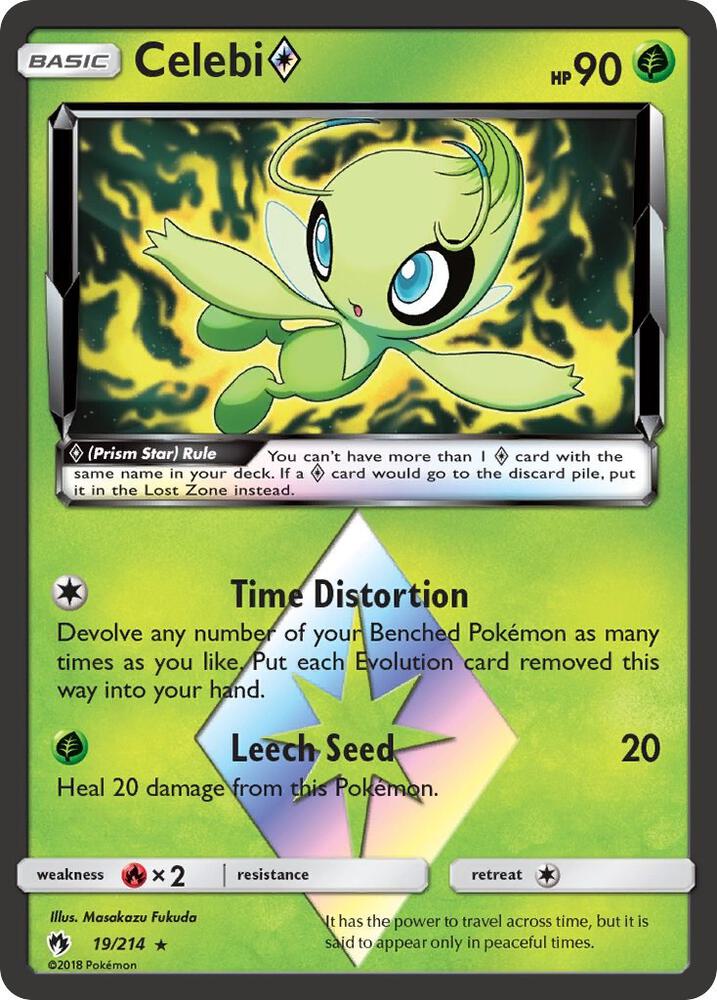 Celebi Prism Star card image