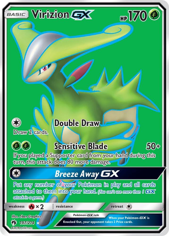 Virizion GX (Full Art) card image