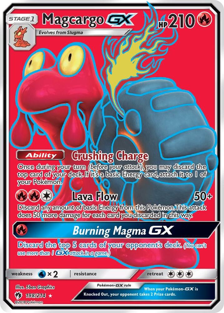 Magcargo GX (Full Art) card image