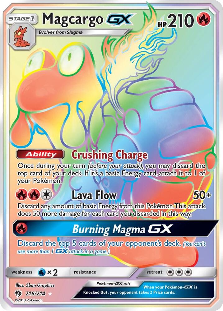Magcargo GX (Secret) card image
