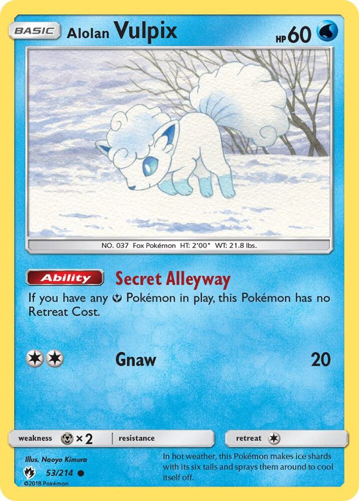Alolan Vulpix card image