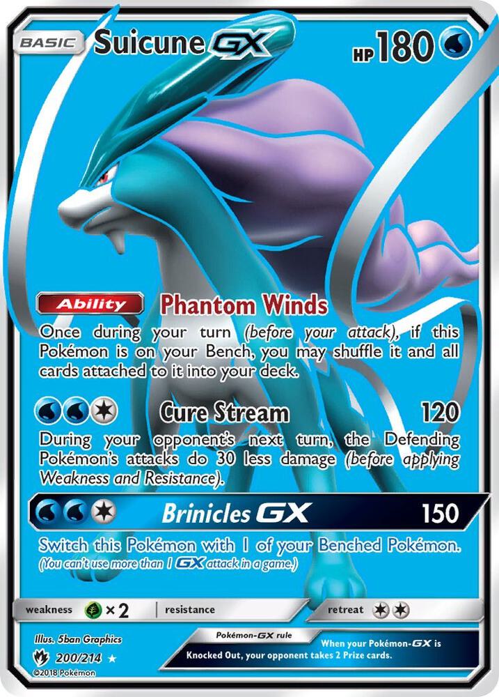 Suicune GX (Full Art) card image
