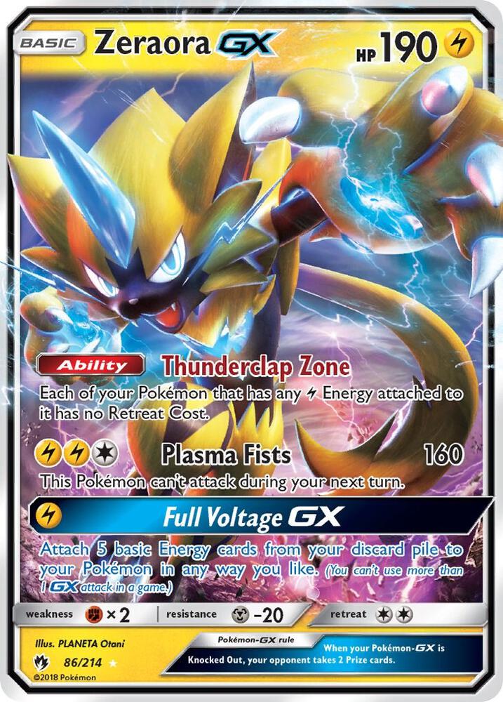 Zeraora GX card image
