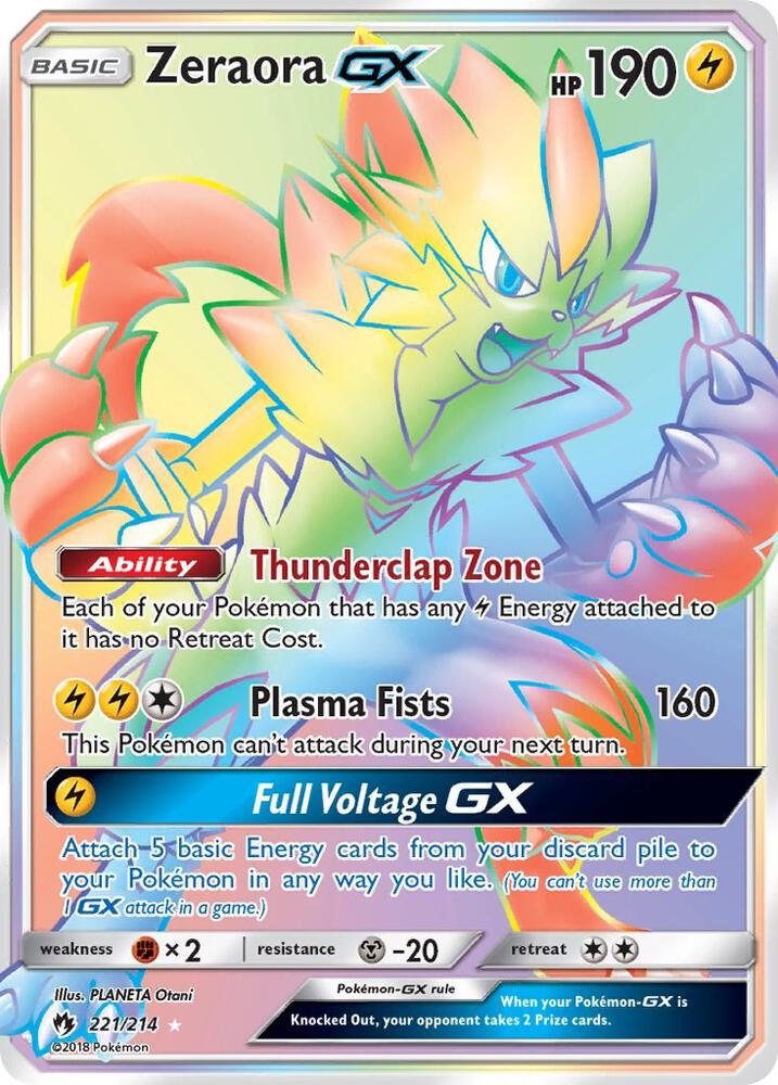 Zeraora GX (Secret) card image